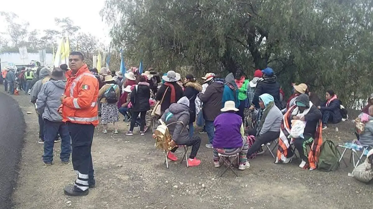 ANTE LAS BAJAS TEMPERATURAS, PC DE LA CAPITAL CUIDA LOS CAMPAMENTOS DE SANJUANEROS